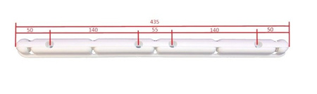 Ceiling dryer 5 rod aluminum ø25 mm round rod