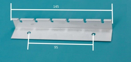 Metal lock for ceiling dryer - white
