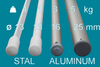 Aluminum dryer rod ø25 mm