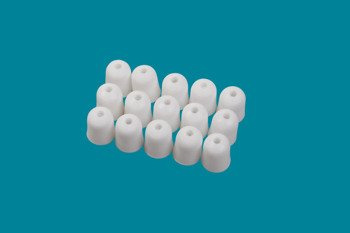 Plastic blocking beads White 14 pcs
