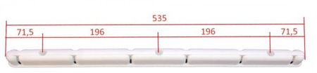Ceiling dryer 6 rod steel ø13 mm round rod