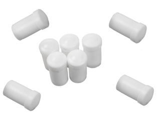 Adapter for 12 mm rod White 14 pcs