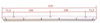 Ceiling dryer 6 rod aluminum ø25 mm round rod