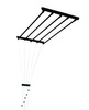 Ceiling dryer 5 rod steel ø13 mm round rod BLACK